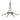 10-4116 Hubbardton Forge Ribbon 6 Arm Chand. w/ Clear Glass & Diffuser 2