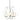 103045 Hubbardton Forge Flora 5 Arm Chandelier 14