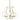 103045 Hubbardton Forge Flora 5 Arm Chandelier 18