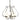 103045 Hubbardton Forge Flora 5 Arm Chandelier 3