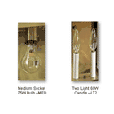 2237 Northeast Lantern Uxbridge 2 Light Wall Sconce - Crescent Harbor