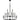 Abner 18 Light Chandelier in Matte Black 5