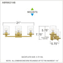 Abner 3 Light Bath Light 6