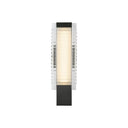 Alora Alai LED 18 Inch Wall/Vanity Light Clear Ribbed Glass - Crescent Harbor