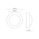 Alora Alonso LED 8 Inch Wall/Vanity Light Matte Opal Glass - Crescent Harbor
