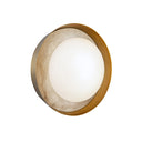 Alora Alonso LED 8 Inch Wall/Vanity Light Matte Opal Glass - Crescent Harbor