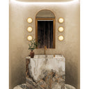 Alora Alonso LED 8 Inch Wall/Vanity Light Matte Opal Glass - Crescent Harbor