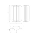 Alora Anders LED 10 Inch Wall/Vanity Light - Crescent Harbor