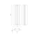 Alora Anders LED 17 Inch Wall/Vanity Light - Crescent Harbor