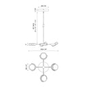 Alora Blanco LED 28 Inch Pendant - Crescent Harbor