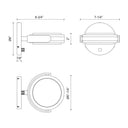 Alora Blanco LED 6 Inch Wall/Vanity Light - Crescent Harbor