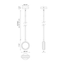 Alora Blanco LED Pendant - Crescent Harbor