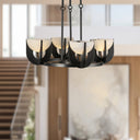 Alora Colette LED 23 Inch Chandelier Matte Opal Glass - Crescent Harbor