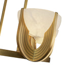 Alora Colette LED 23 Inch Chandelier Matte Opal Glass - Crescent Harbor