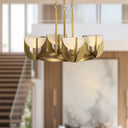 Alora Colette LED 23 Inch Chandelier Matte Opal Glass - Crescent Harbor