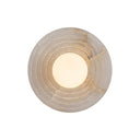 Alora Dahlia LED 6 Inch Wall/Vanity Light Matte Opal Glass - Crescent Harbor