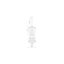 Alora Delphine LED 29 Inch Pendant Clear Glass - Crescent Harbor
