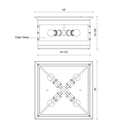Alora Douglas 4 Light Flush Mount - Crescent Harbor