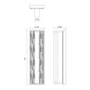 Alora Kensington LED 15 Inch Wall/Vanity Light Frosted Glass - Crescent Harbor