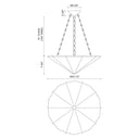 Alora Martine 3 Light Chandelier - Crescent Harbor