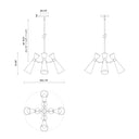 Alora Mood Blake CH574424 24 Inch Chandelier 5