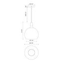 Alora Mood Castilla PD506210 10 Inch Pendant 2