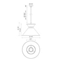 Alora Mood Chapelle PD543022 22 Inch Pendant 4