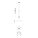 Alora Mood Copperfield PD520512 12 Inch Pendant 2