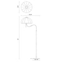 Alora Mood Crosby FL661068 68 Inch Floor Lamp 6