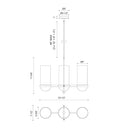 Alora Mood Cyrus LP539024 24 Inch Linear Pendant 2
