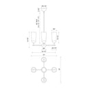 Alora Mood Emil CH542324 25 Inch Chandelier 2