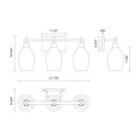 Alora Mood Kingsley VL538322 22 Inch Vanity Light 2