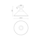 Alora Mood Mauer SF521012 12 Inch Semi-Flush Mount 1