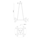Alora Mood Sadie CH420823 23 Inch Chandelier 4