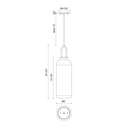 Alora Mood Soji PD401606 6 Inch Pendant 2