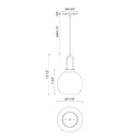 Alora Mood Soji PD601608 8 Inch Pendant 2