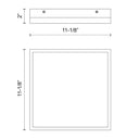 Alora Mood Sydney FM553211 11 Inch LED Flush Mount 2