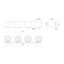 Alora Mood Willow VL548431 31 Inch Vanity Light 2