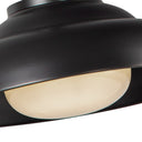 Alora Palmetto 1 Light 14 Inch Pendant Glossy Opal Glass - Crescent Harbor