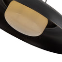 Alora Palmetto 1 Light 20 Inch Pendant Glossy Opal Glass - Crescent Harbor