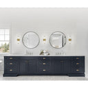 Alora Revolve 2 Light 12 Inch Wall/Vanity Light Clear Glass - Crescent Harbor