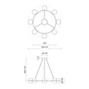 Alora Tagliato LED Chandelier - Crescent Harbor