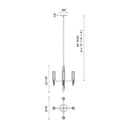Alora Torres 4 Light Chandelier Clear Glass - Crescent Harbor