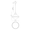 Alora Willard 1 Light 14 Inch Pendant - Crescent Harbor