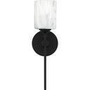 Aria 1 Light Bath Light in Matte Black 4