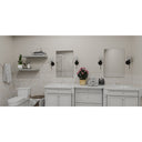 Aria 1 Light Bath Light in Matte Black 7