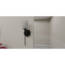 Aria 1 Light Bath Light in Matte Black 8