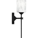 Aria 1 Light Bath Light in Matte Black 1