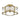 Aster 4 Light Semi-Flush Mount in Weathered Brass 5