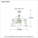 Barlow 4 Light Fandelier 14